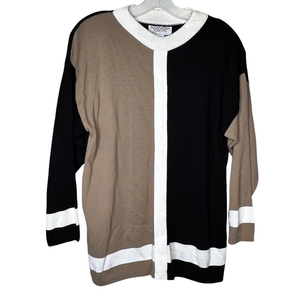 Vintage Alexandra Jordynβ Color Block Sweater